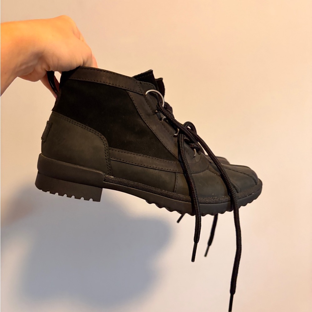 UGG Heather Lace Up Booties Women’s 6 Winer Boots - Picture 4 of 8